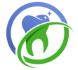 green and blue logo